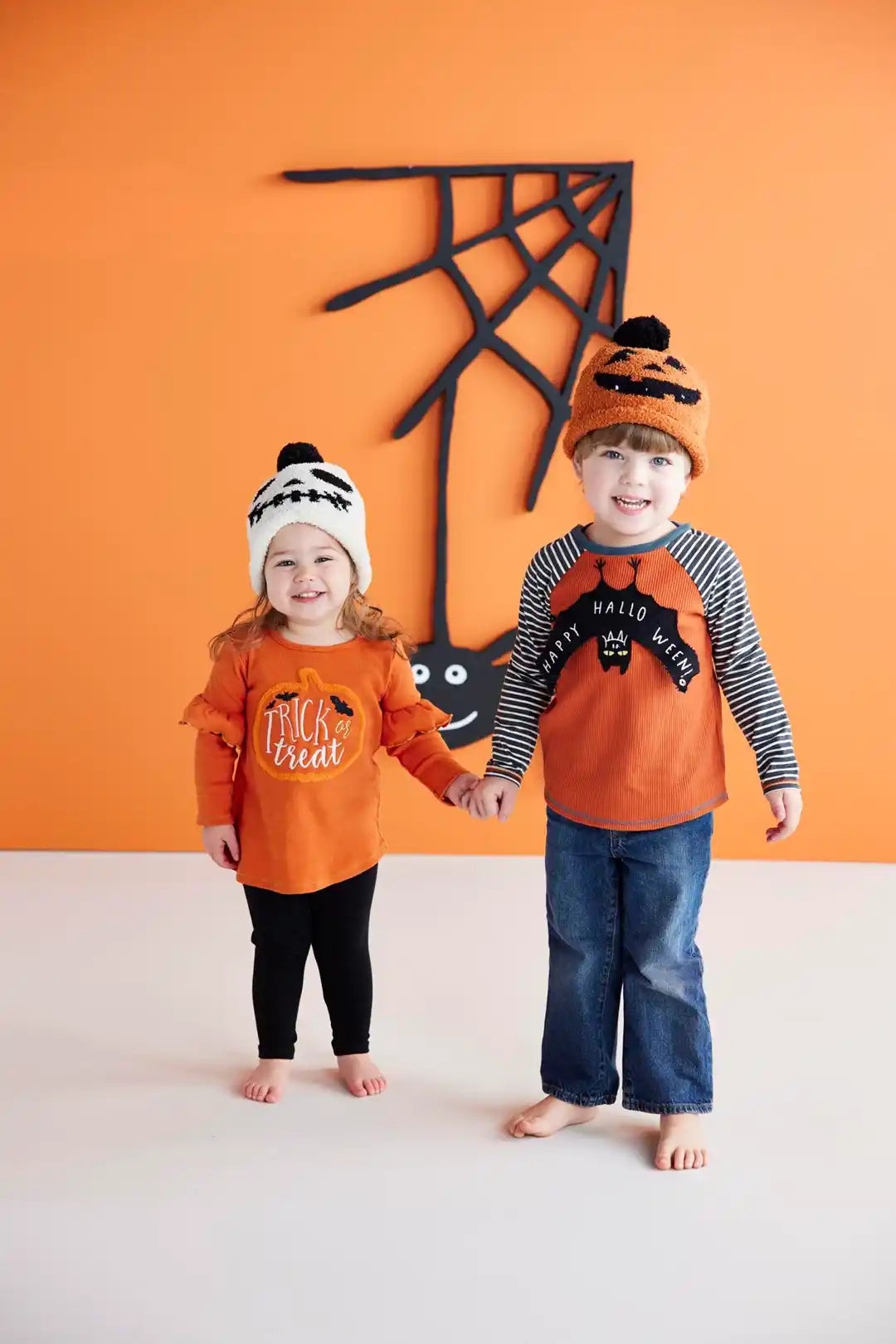 Orange Bat Halloween Tee