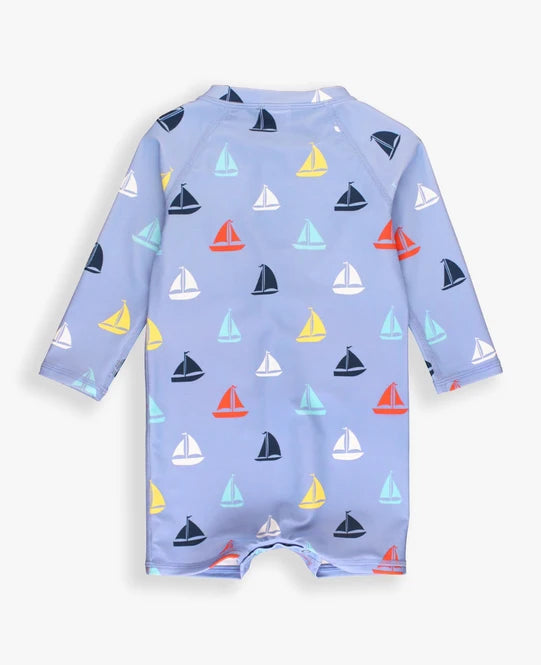 Down By The Bay Boys Long Sleeve One Piece Rash Guard