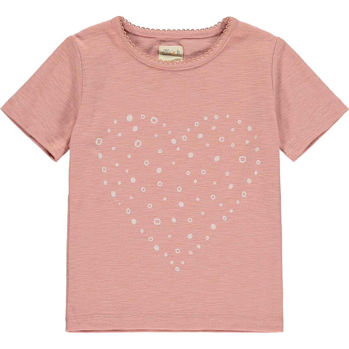 Binti Pink with Polka Dot Heart Tee