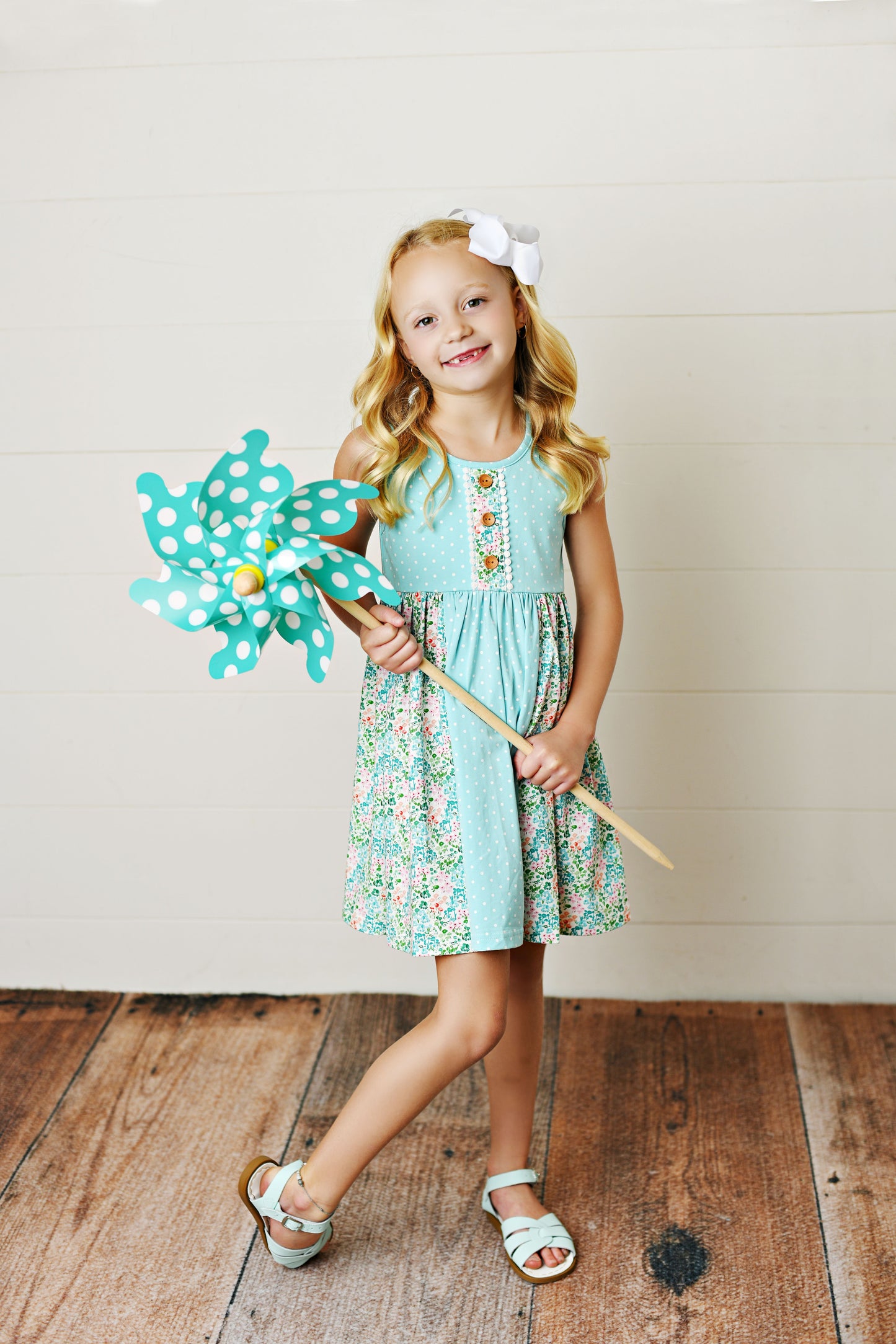 Sea Breeze Bloom Bliss Tier Dress