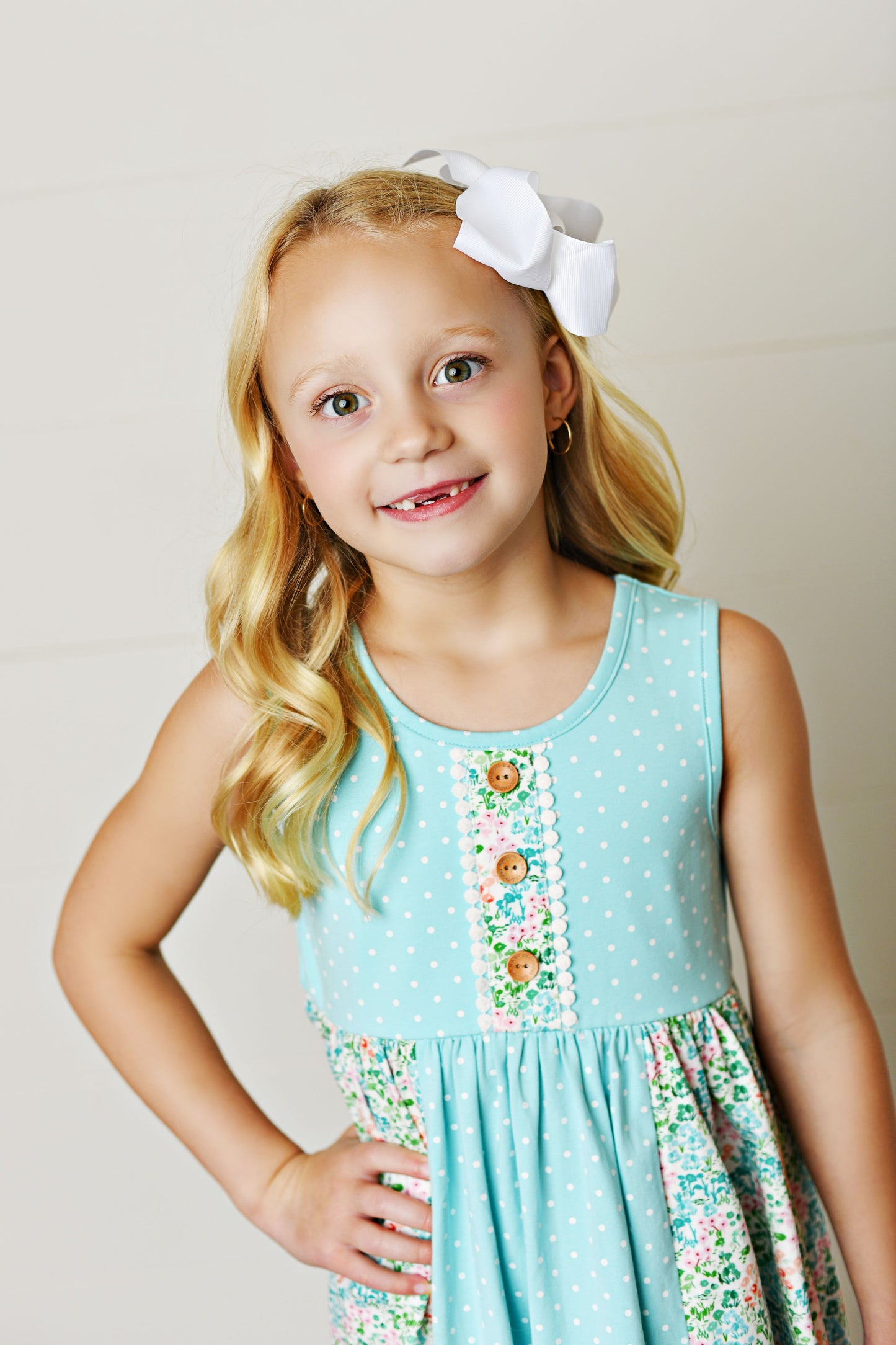 Sea Breeze Bloom Bliss Tier Dress