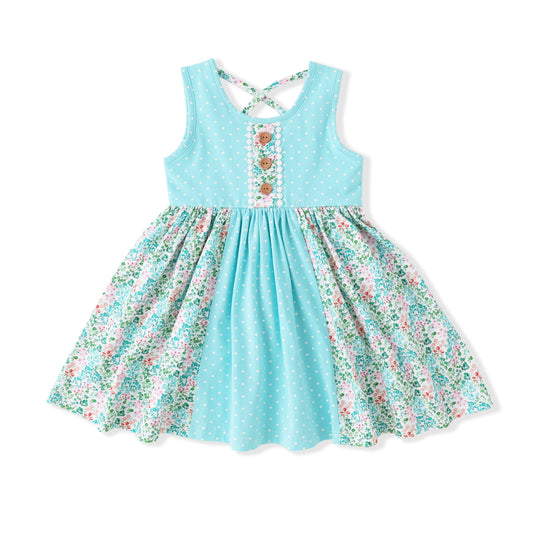 Sea Breeze Bloom Bliss Tier Dress