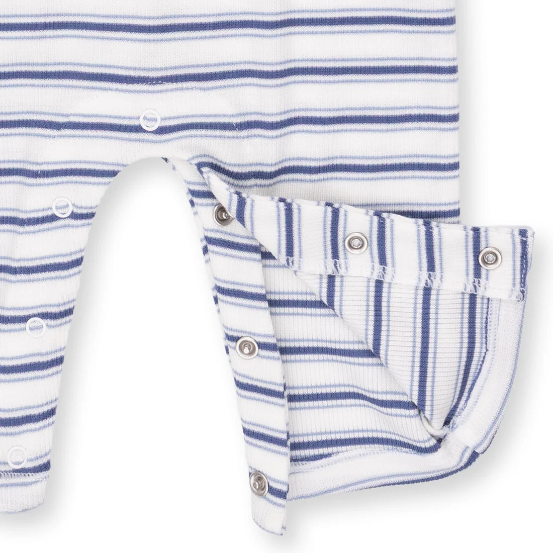 Vintage Stripe Blue Uni Romper