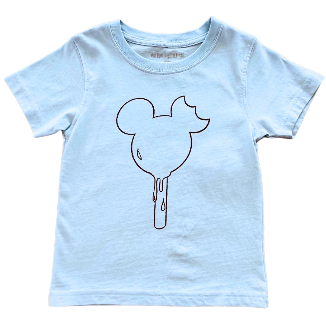 Light Blue Short Sleeve Ice Cream Tee