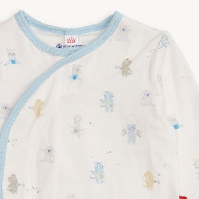 Blue Baby Beats Modal Kimono