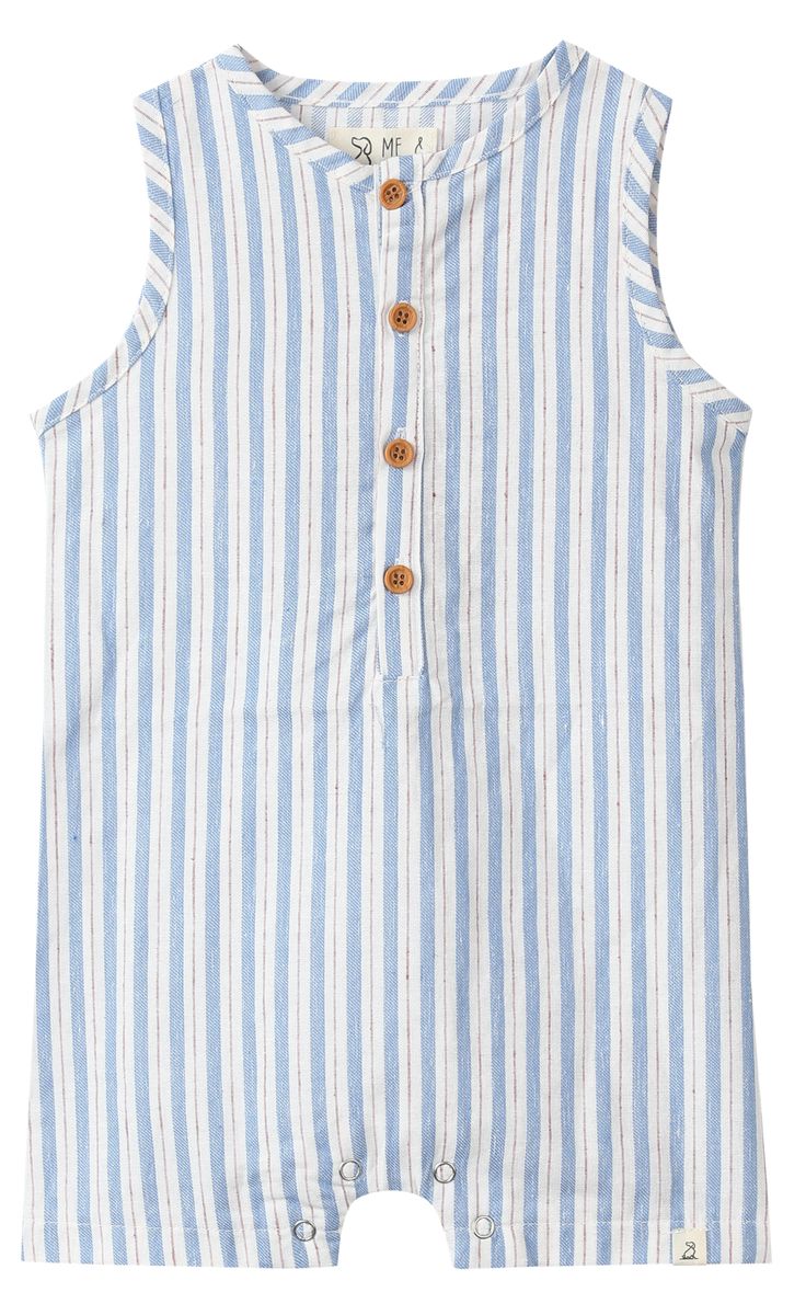 Blue Stripe Cabin Playsuit