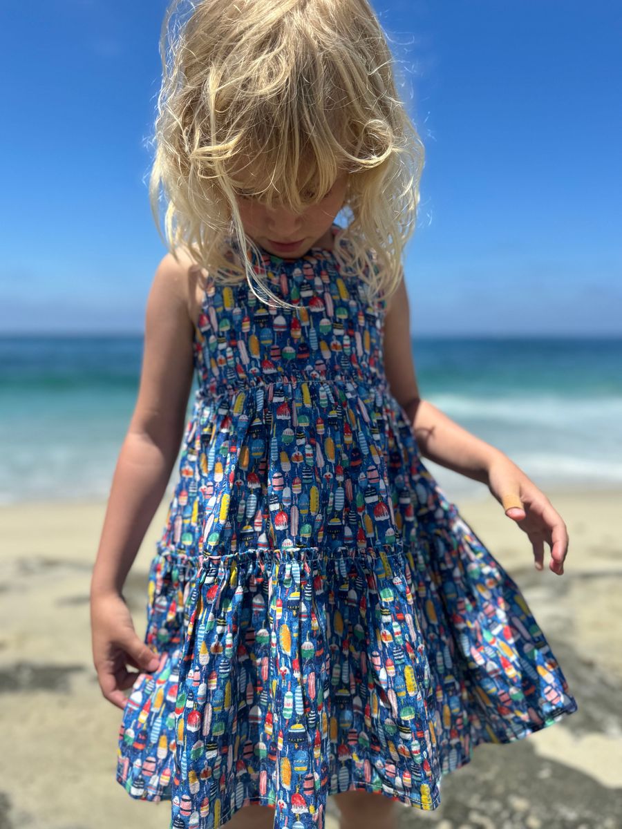 Sloane Dress in Nautical Buoys 12-18m Sloane Dress in Nautical Buoys 12-18m