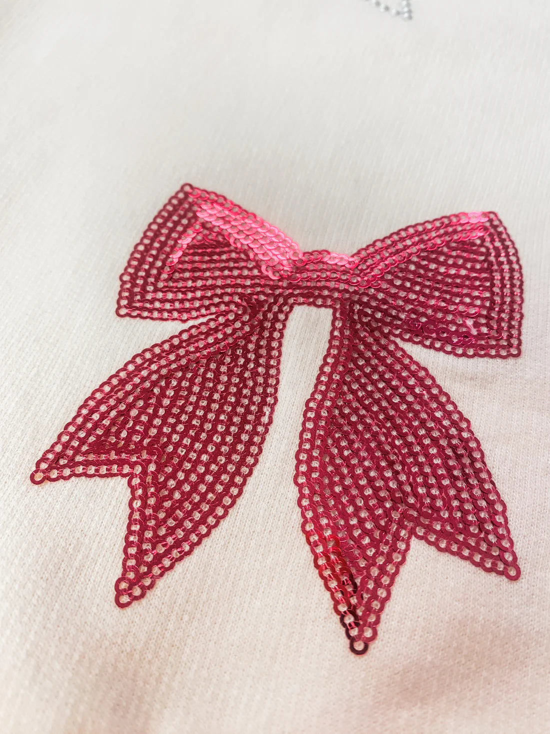 Sweet Soul Sequin Bows Sweatshirt