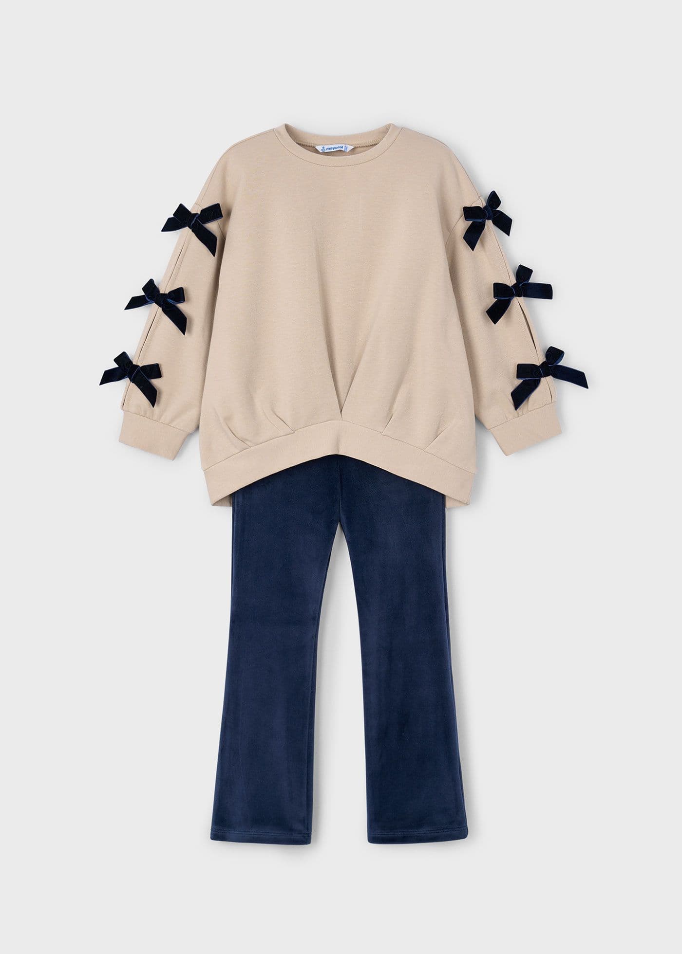 Bow Pullover and Leggings Set