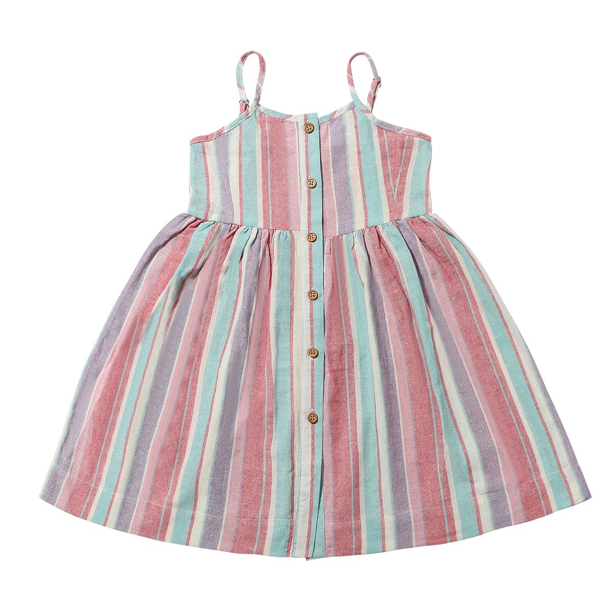 Red and Purple Stripe Brooklyn Dress
