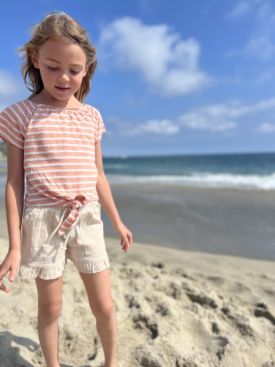 Cream Brynlee Shorts
