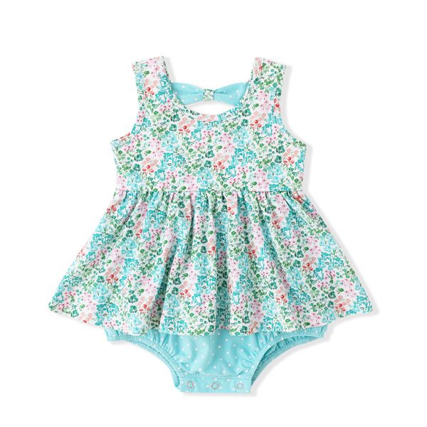 Sea Breeze Bloom Bubble Dress