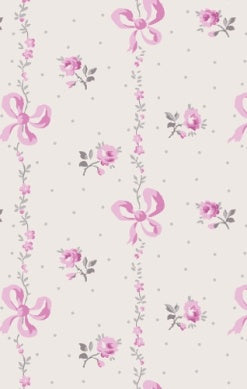 Dainty Buds And Bows Stripe - Smocked Peter Pan Snap Footie