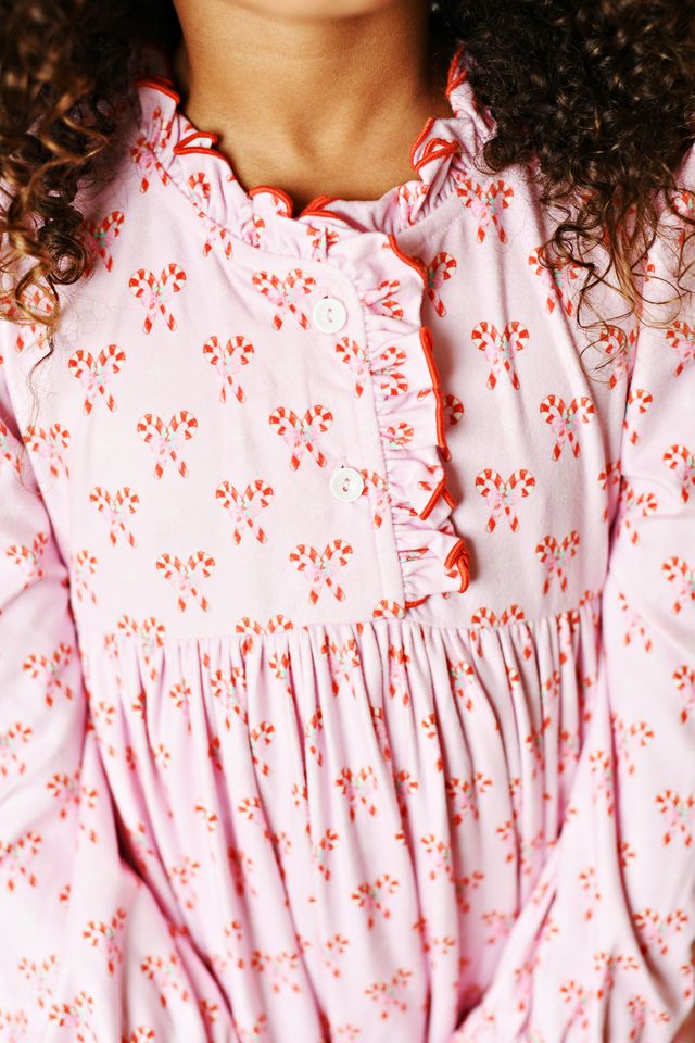 Candy Cane Butterknit Play Dress