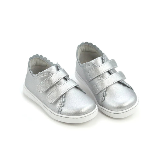 Caroline Silver Scalloped Sneaker