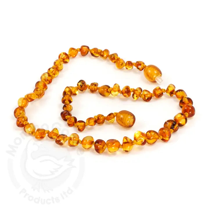 Amber Necklaces - Baroque Cognac