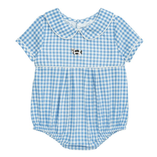 Cow Icon Gingham Bubble