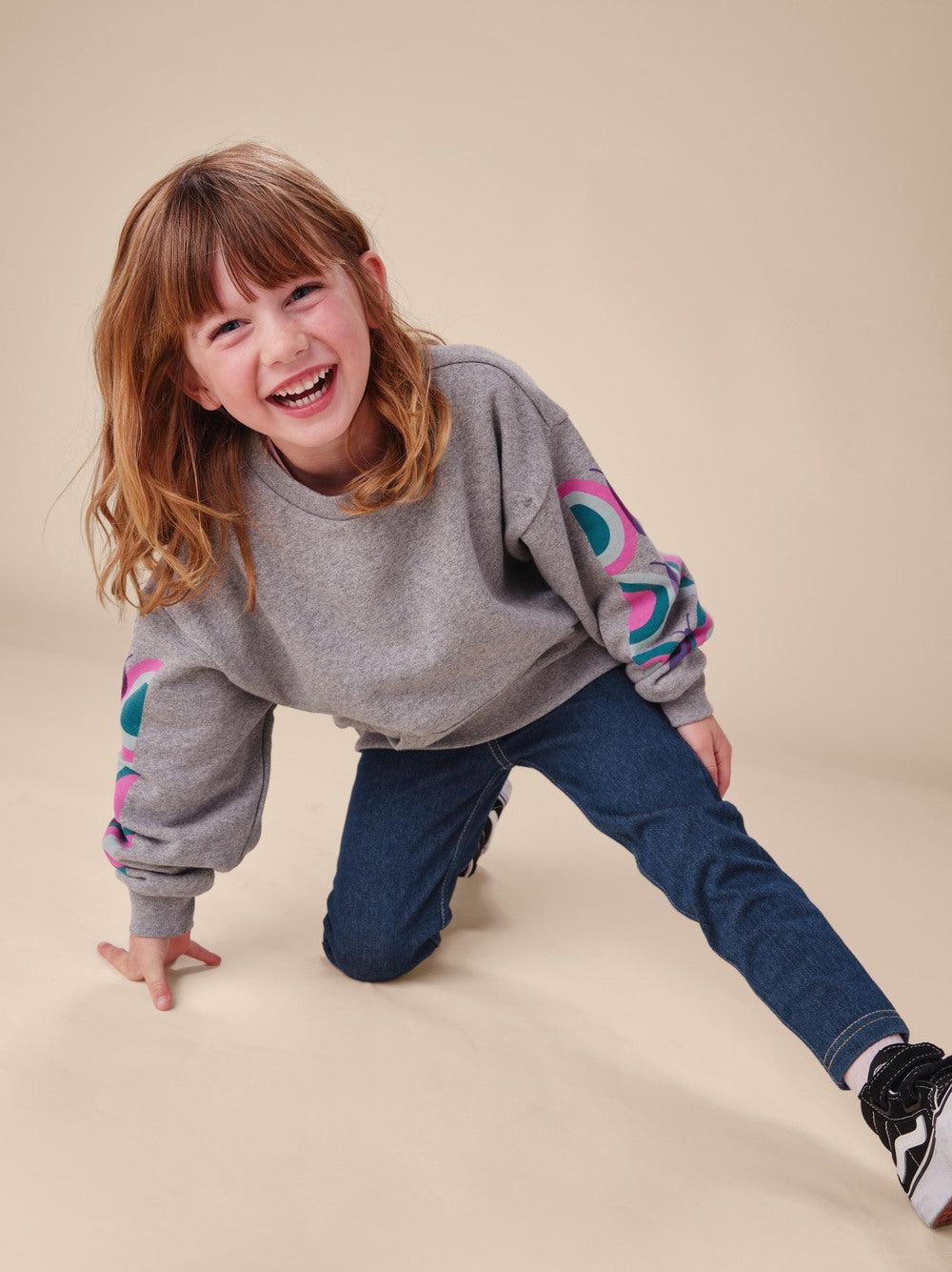 Medium Wash Denim-Like Leggings