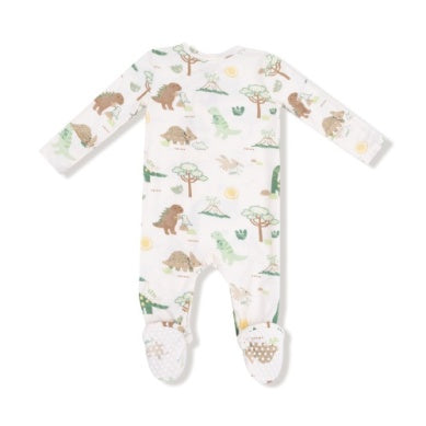 Baby Love Dinos - 2 Way Zipper Footie