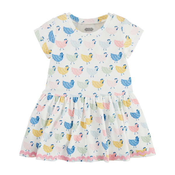 Chicken Print TShirt Dress