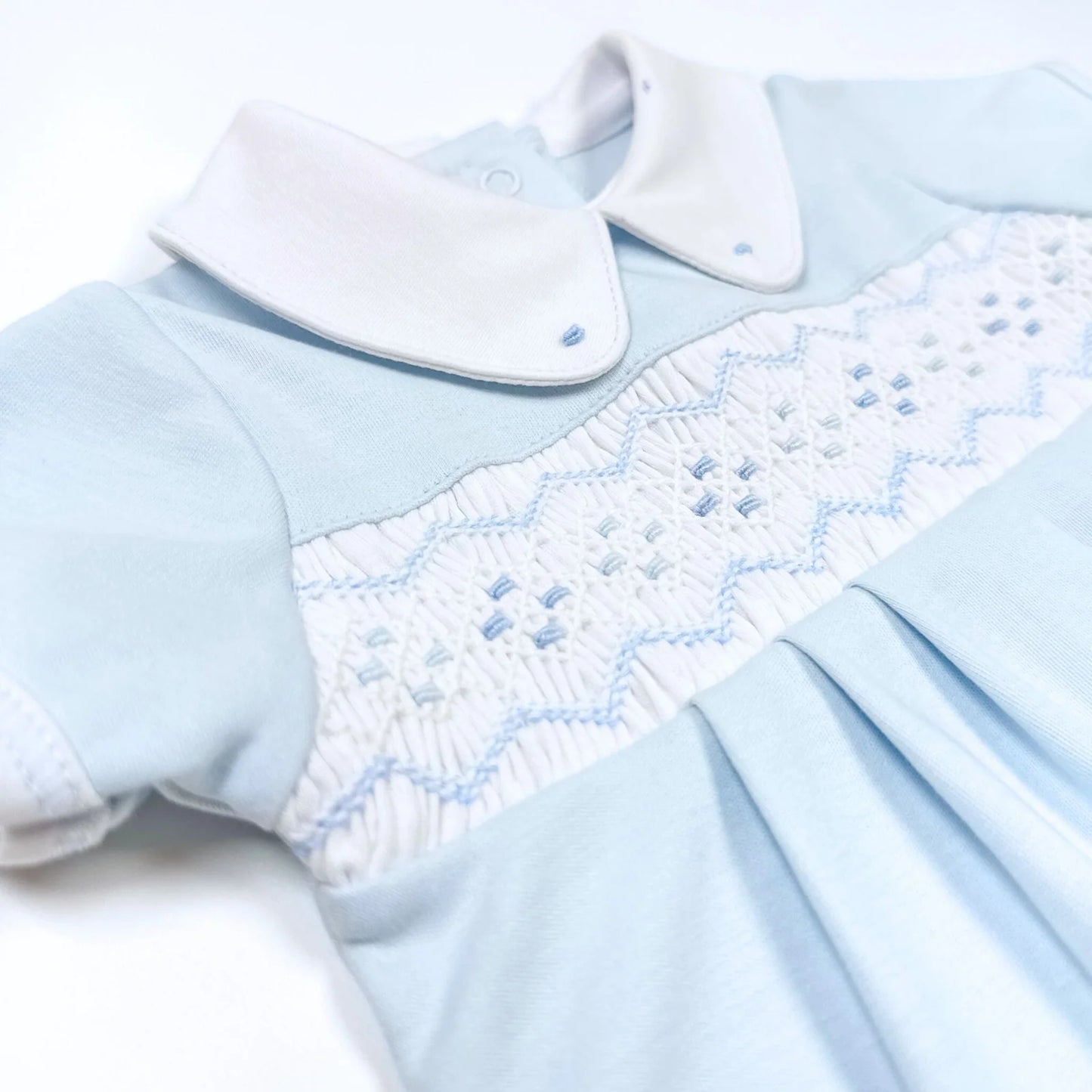 Ethan Smocked Short Playsuit