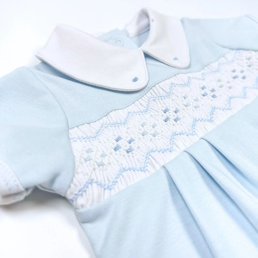 Ethan Smocked Short Playsuit