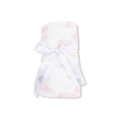 Farm Toile - Pink - Swaddle Blanket