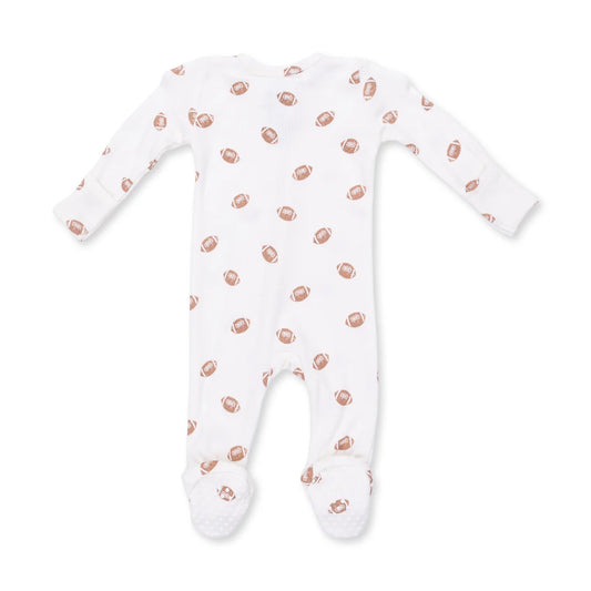 Mini Footballs 2 Way Zipper Footie