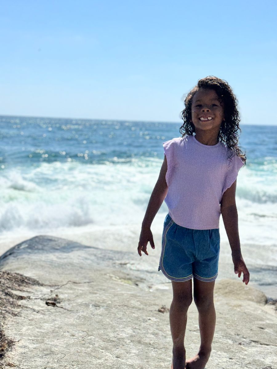 Retro Multi Stripe Frankie Short