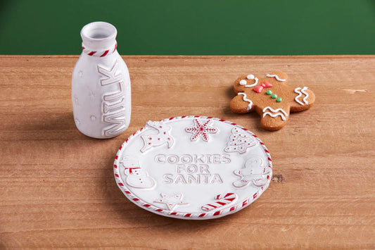 Gingerbread Milk Santa Set