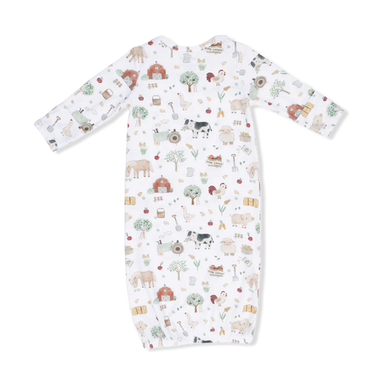 Cute Farm Animals Uni Lap Shoulder Gown