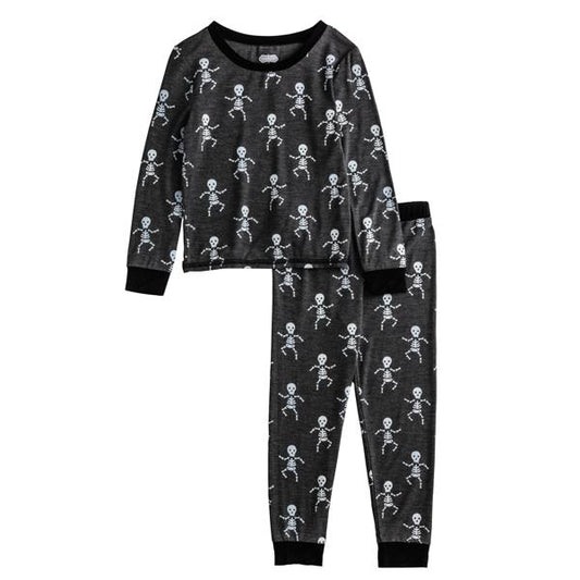 Boy Skelly Glow PJs