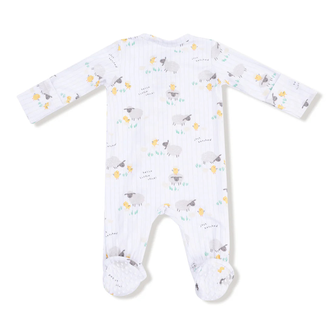 Just Hatched - Unisex 2 Way Zipper Footie