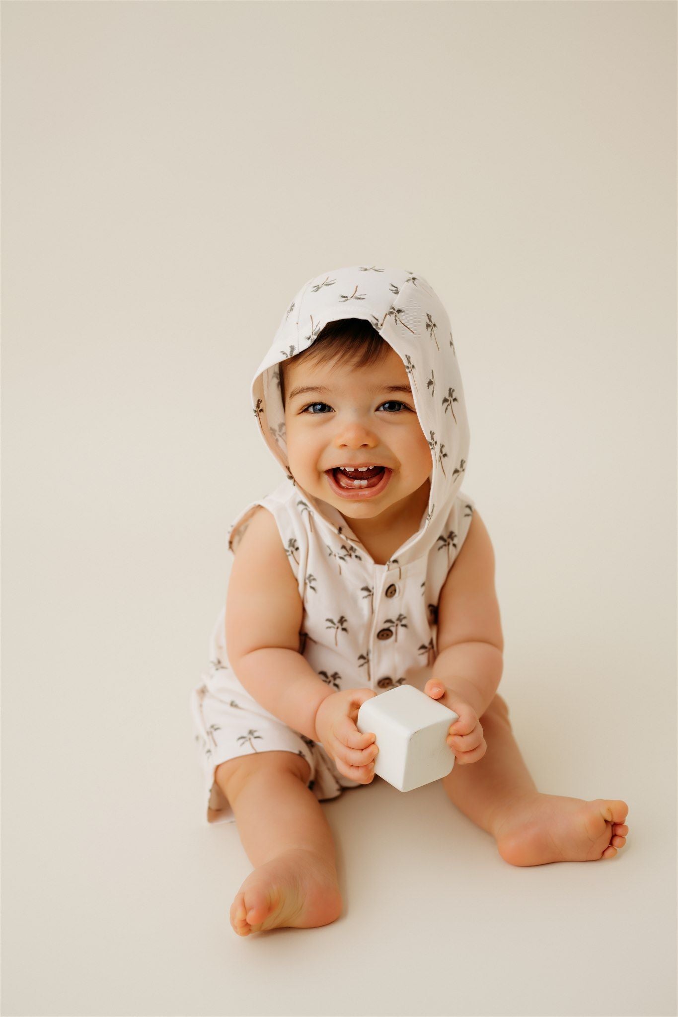 Tropical Hoodie Shortalls