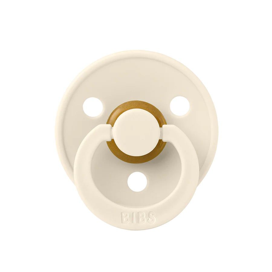 Ivory/Dark Oak BIBS Pacifiers