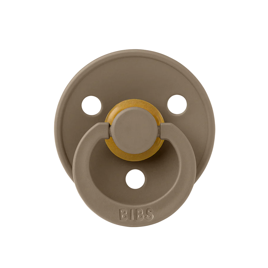 Ivory/Dark Oak BIBS Pacifiers