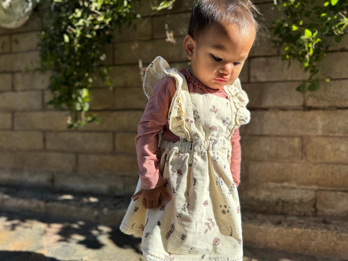 Floral Janice Pinafore Dress