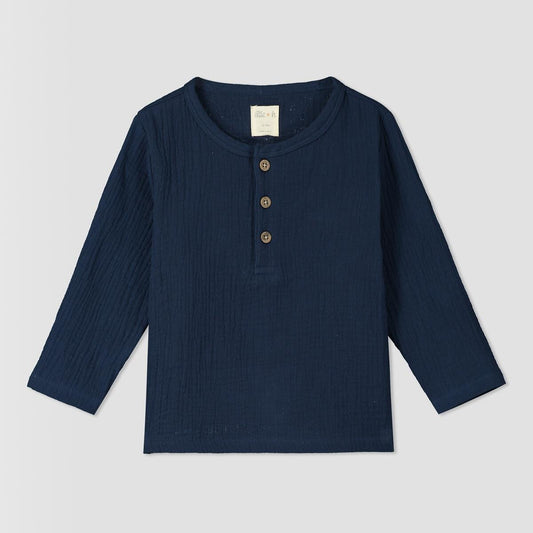 Navy Jenken Top
