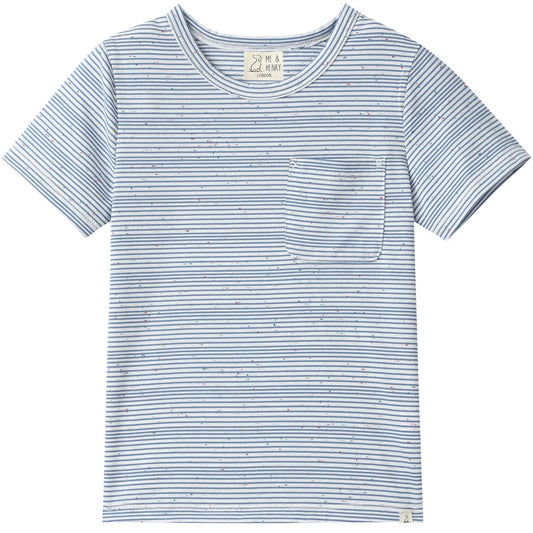 Royal Speckle Stripe Josh Tee