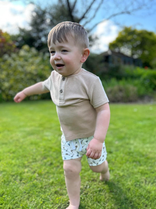 Kytto Sand Two Button Tee