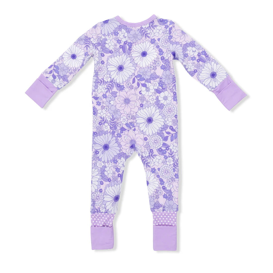 Lacy Lavender Floral Convertible Romper