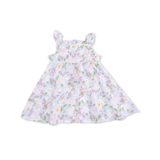 Magnolias Paperbag Ruffle Sundress with Bloomer