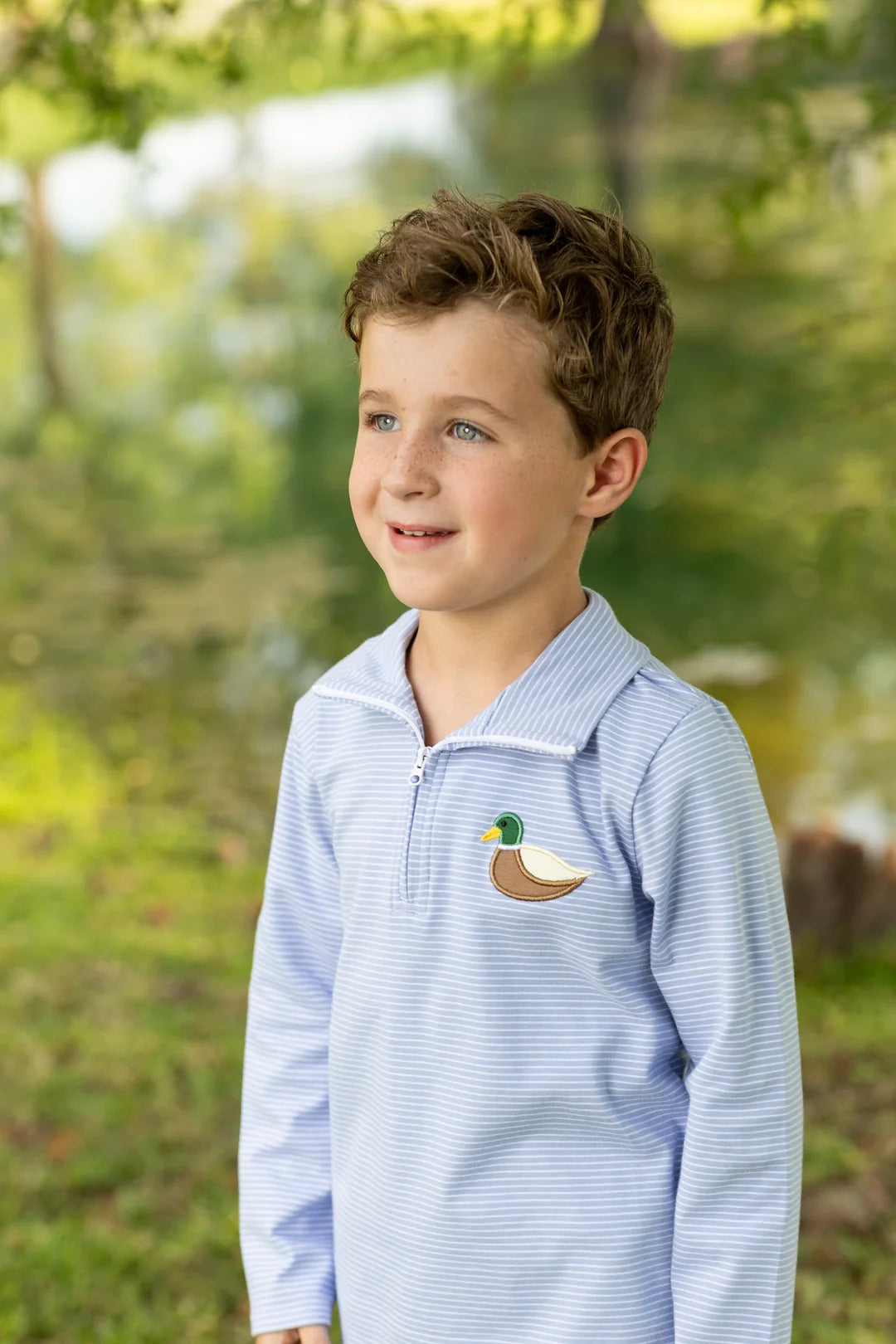 Trotter Street Kidwws Mallard 1/4 Zip Pullover