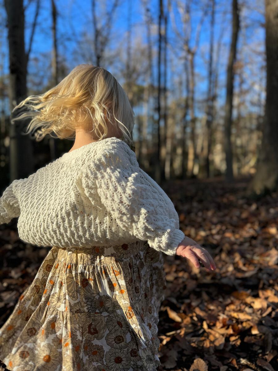 White Margot Cardigan