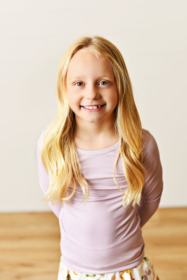 Mauve Long Sleeve Activewear Top
