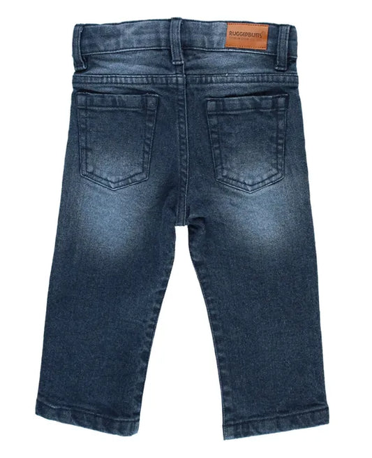 Boys Medium Wash Straight Jeans