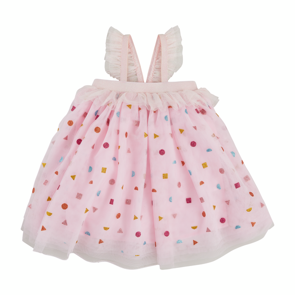 Sparkle Mesh Birthday Dress
