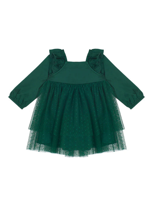 Mistletoe Emerald Dress
