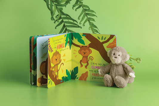 Plush Monkey Book