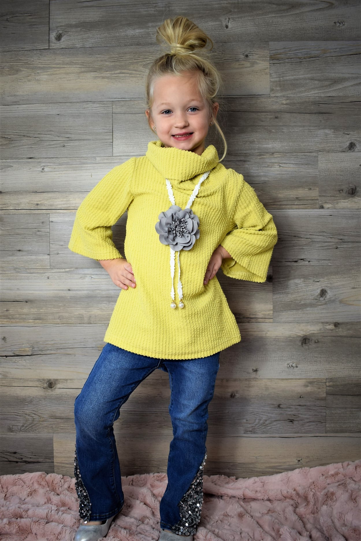 3/4 Sleeve Knit Sweater